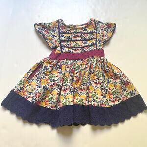 Wildflowers Floral & Polka Dot Dress